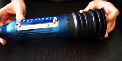 как увеличить член с помощью помпы